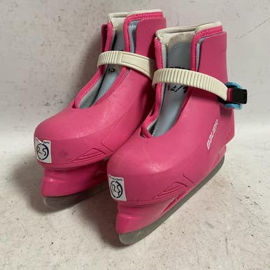 Used Bauer 12/13 Girls Softboot Skate Pink Youth 12.5 11855-S000196448