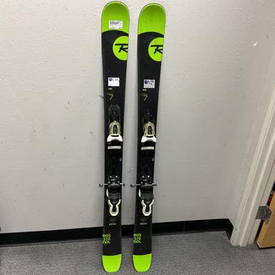 Used Rossignol SMASH 7 Boys DH Ski/Binding Black 140 cm 11855-S000196444