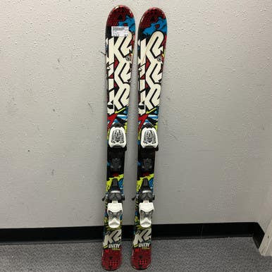Used K2 INDY Boys DH Ski/Binding Red 112 cm 11855-S000196429