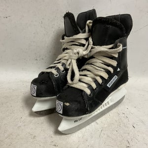 Used Bauer IMPACT 75 Youth Hockey Skate Black Youth 12.0 11855-S000196383