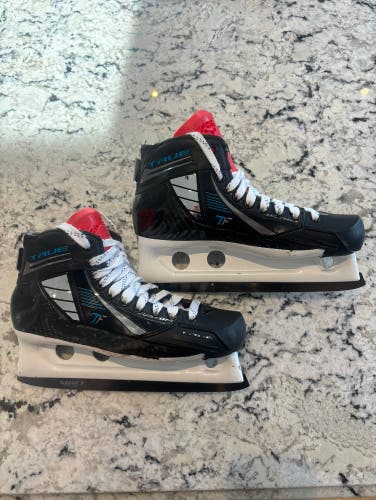 Pro Stock True TF Custom Pro 1 Piece Hockey Goalie Skates 9.5 Wide Frederik Andersen