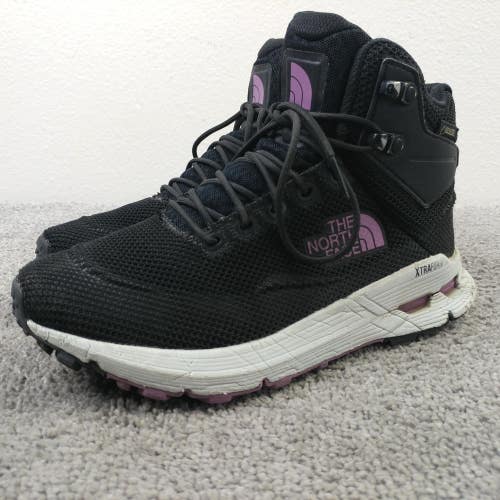 The North Face Safien Mid GTX Womens Size 6 Hiking Boots Waterproof Black
