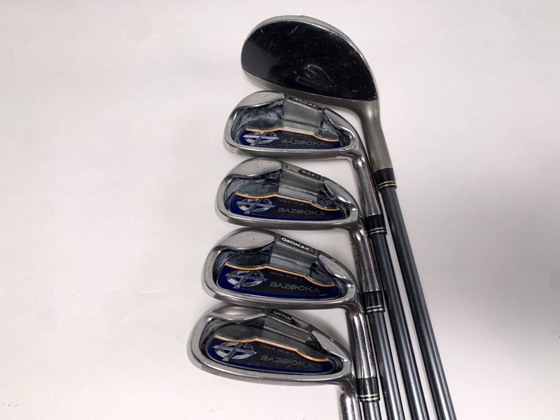 Tour Edge Bazooka Geomax 2 Iron Set 5H 7-9+SW Bazooka Ladies Graphite Womens RH