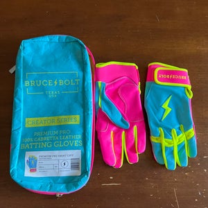 Bruce Bolt adult small batting gloves $65.00 OBO