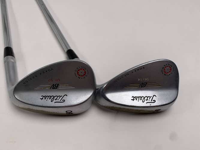 Titleist Vokey Spin Milled Chrome 2009 Wedge Set 56* 14 | 60* 7 Wedge Mens RH