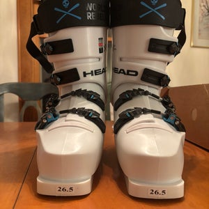 26.5 HEAD Raptor WCR-1 Racing Ski Boots 160/170 flex (New)