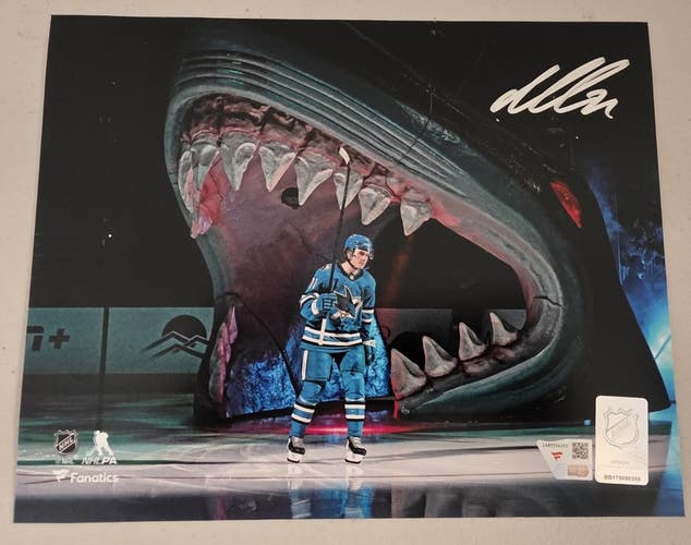 Macklin Celebrini Autographed Auto Signed 16x20 Photo San Jose Sharks Fanatics