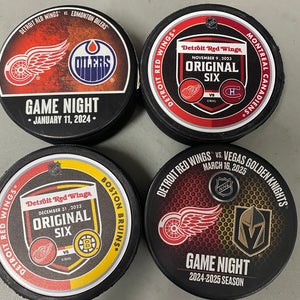 Detroit Red Wings warmup puck