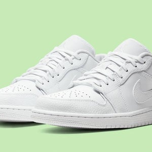 Brand New Mens Jordan 1 Low ‘Tumbled White’ (2020) Shoes Size 9.5