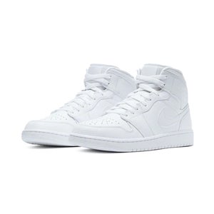Brand New Mens Jordan 1 Mid ‘Tumbled White’ (2020) Shoes Size 9.5