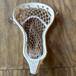 ECD Attack Lacrosse Head – White, Strung (Used)