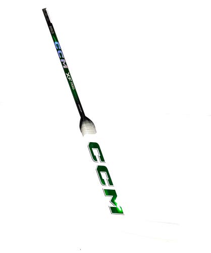 New 25” CCM XF Pro (Pro Stock) Goalie Stick (white/green) - Regular, P31