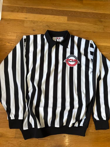 NEW ACHA CCM Referee 150S Pro Jersey w/ Snaps size 48 (Large)