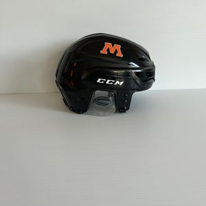 Used Black Medium CCM Tacks 710 Helmet