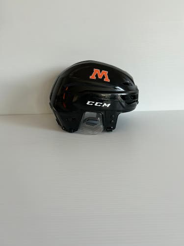 Used Black Medium CCM Tacks 710 Helmet