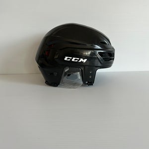 Used Black Medium CCM Tacks 710 Helmet