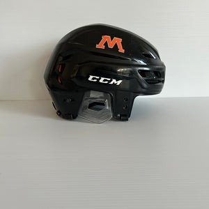Used Black Medium CCM Tacks 710 Helmet