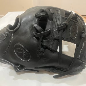 New Rawlings Heart of the Hide Pro Label Elements Carbon Blackout 11.5" PRO204-2B Infield Glove