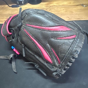 MIZUNO GPP 1155F1 11.5" Full Grain Leather Black & Pink Soft fast
