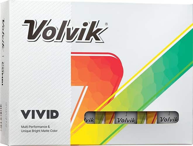 Volvik Vivid Golf Balls (Matte White, 12pk) 1dz, 2024 NEW