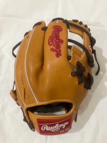 New Rawlings Heart of the Hide Traditional Tan PRO204-2T 11.5" Infield Glove