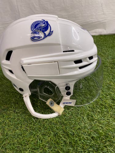 Small CCM Super Tacks X Helmet | OHL Brampton Steelheads