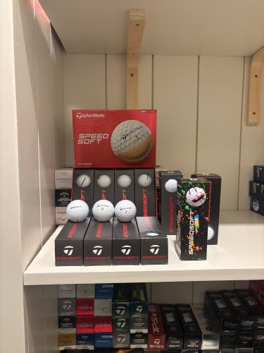 36 TaylorMade SpeedSoft golf balls, in box, used and repackaged, 5a MINT