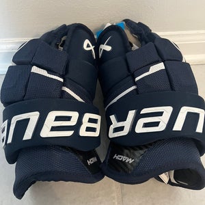 Bauer Supreme Mach Gloves 2025 (New) Junior 12” Navy