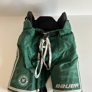 Used Senior Medium Bauer Nexus Custom Elite Hockey Pants - Green/White