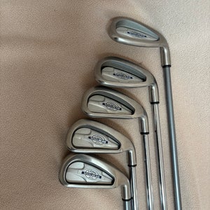 Men's Callaway Steelhead X-14 Iron Set Rh 5 Pieces Graphite/Steel Shaft (Used)