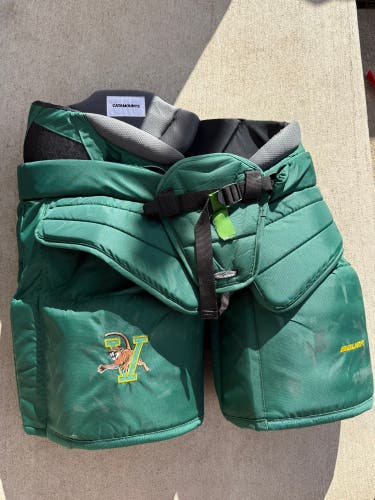 University Of Vermont Bauer Goalie Pants Size Large Item#VTGPL
