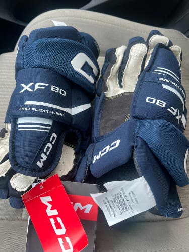 CCM Tacks XF 80 Pro Gloves Navy (New)