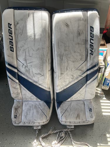 Small Bauer Supreme S29 Goalie Leg Pads (Used)