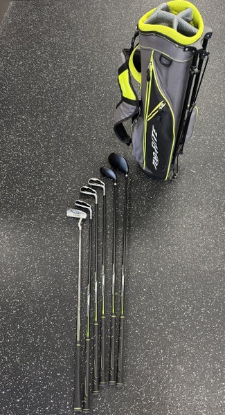 Used Top Flite JR SET Jr Package Set RH Black And Green 7 Piece 11849-S000034500