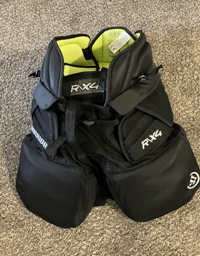 Intermediate Large Warrior Ritual x4 e+ Hockey Goalie Pants (New)