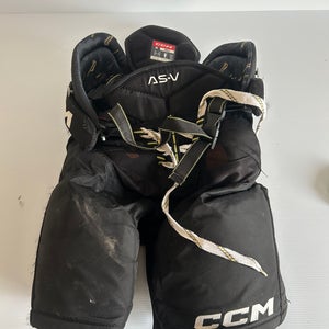 Used Senior Small CCM Tacks AS-V Hockey Pants - Black