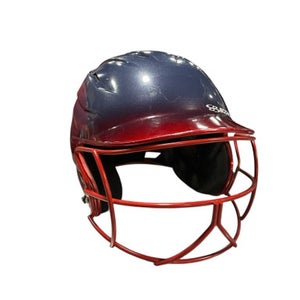 Used BOOMBAH BLK/RED HELMET W/MASK JR 6 1/4-7 11834-S000040306