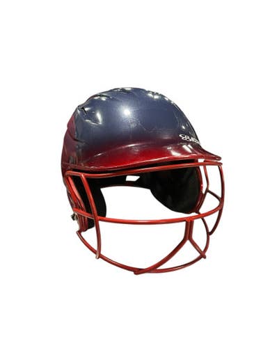 Used BOOMBAH BLK/RED HELMET W/MASK JR 6 1/4-7 11834-S000040306