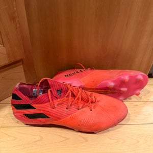 Orange Unisex Size M 11.0 (W 12.0) Adidas Nemeziz Cleats (Used)