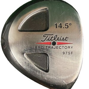 Titleist Pro-Trajectory 975F 3 Wood 14.5 S300 Stiff Steel 42" RH New Grip HC