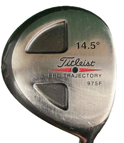 Titleist Pro-Trajectory 975F 3 Wood 14.5 S300 Stiff Steel 42" RH New Grip HC