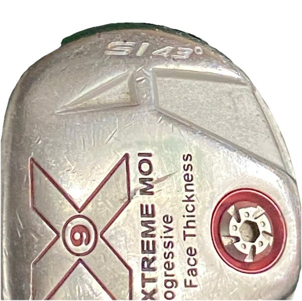 X9 Extreme MOI 43* S Hybrid Sand Wedge LH Harrison Regular Graphite 37" New Grip