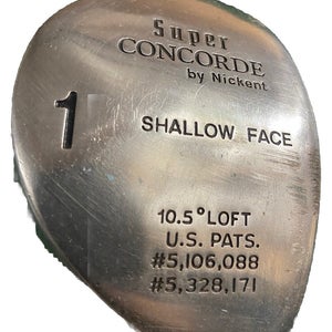 Nickent Super Concorde Shallow Face Driver 10.5*  Men's RH Regular Graphite 44"