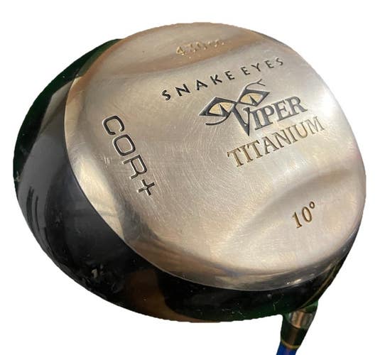 Snake Eyes Viper Ti 430 Driver 10 Grafalloy ProLaunch Blue Stiff 44 RH New Grip