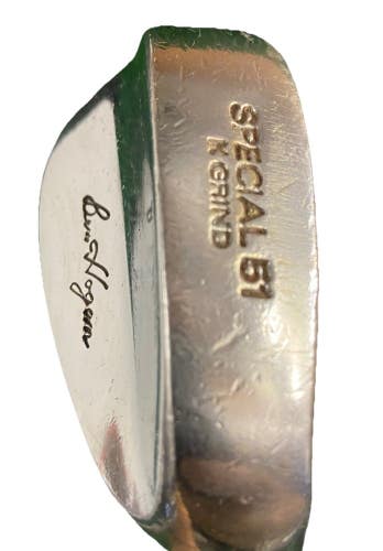 Ben Hogan Special 51 K Grind Forged Gap Wedge RH Stiff Flex Steel 35.5" New Grip