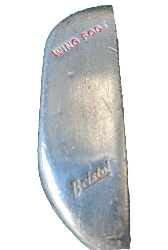 Bristol Wing Foot Vintage Napa Style Blade Putter  Steel Shaft 35" RH Great Grip