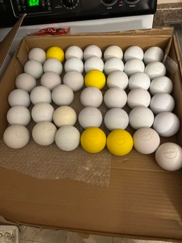 Lacrosse balls(New and Used) Lot of 42