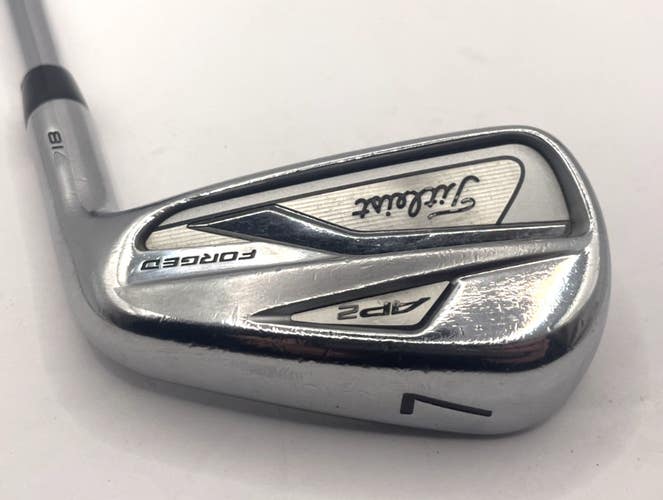 Titleist 718 AP2 Forged 7 Iron True Temper AMT Tour White X100 Extra Stiff Steel