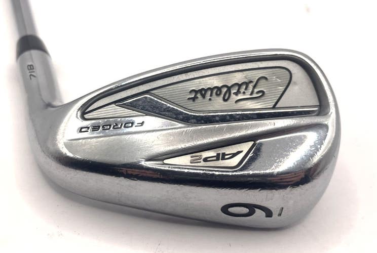 Titleist 718 AP2 Forged 9 Iron True Temper AMT Tour White X100 Extra Stiff Steel