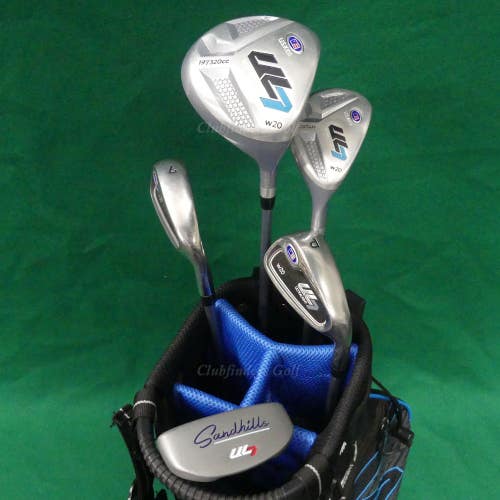 JUNIOR US Kids Ultralight UL7-48 w20 5-Piece Complete Club Set w/ Stand Bag